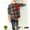 Boys' flannel shirt with decorate pockets