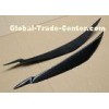 Black Carbon Weave Car Eyebrows for BMW X6 E71 2007 - 2013 Thin and Elastic