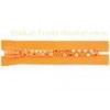 Nickel-free 4 # Rhinestone Diamond Zippers Open-end For Dress , Skirt