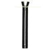 No. 5 Silver Plated Nylon Zippers With Closed End Automatic Head