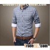 Men's cotton linen button down shirt