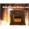 European Style Antique Remote Control Led Electric Fireplace For Villa Decoration