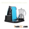 Lavazza Blue Machine with Glass Milk Frother