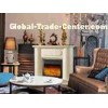 LED Decorative Flame House Imitation Marble Fireplace European Style