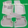 Environmental 3D Car Mats / Customized Black Gray Non-Toxic Suede Car Mat