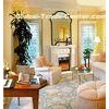 Brief Style LED Flame Modern Electric Fireplace , Fake Fireplace Heaters