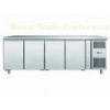 Stainless Steel Under Counter Chiller 540L / 4 Door Undercounter Refrigerator