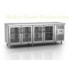 Four Glass Doors Under Counter Chiller Automatic Defrost 540L GN4100TN/G