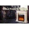 Customizable wood / Stainless Steel Modern Flames Electric Fireplace