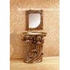 Classic Resin Bathroom Cabinet With Mirror Hotel Decoration Furniture