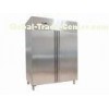 Two Door Upright Freezer Stainless Steel GN1410BT , Commercial Fridge For Home