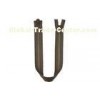 5# Luggage Metal Zippers Plating Gold Teeth With Tight Tail Automatic Head Piece