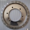 Electroplated cup grinding wheel for carbide