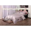 Purple 100% Silk Luxury Bedding Set With High Yarn Count , Bedroom Bedding Sets