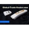 Commercial Wireless Ceramic Blade Hair Cutting Clippers With Two Batteries