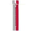 Red 3# Golden Brass Open End Up Metal Zippers For Lady Dresses / Skirts