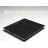 Black Ceramic Glass Three Burner Induction Cooktop High Power Electric Range Cookers