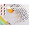 15 Piece Synthetic Thin Nail Art Brushes Set / Nail Art Fan Brush