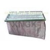 Pink F7 Air Filter Aluminum Alloy Frame , 8 Pockets Air Handler Filters