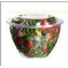 16oz 24oz 32oz 48oz PET Disposable Salad Bowls , Eco Friendly Round bowl