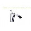 Single Hole Chromed Basin Mixer Taps Deck Mounted and Gravity Brass Body for Wash Basin