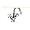 Chromed Brass Cold Hot Water Basin Mixer Taps Single Hole Faucet for Wash Basin