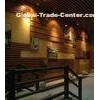 Wood Plastic Composite Ceiling , WPC Indoor Wall Decoration Paper DIY 3D