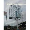 Outdoor Unipole Billboard Highway , Advertisement Display Boards Anti-Rust