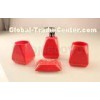 Romantic Lovely Red Marble Soap Dish Bathroom Sets Tooth Brush Holder