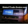 Glass Advertising Led Display Screen / Transparent Video Screen 6000nit