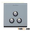 Interruptor Inteligente De Tres Segmentos L N 10A De Vidrio Templado