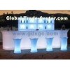 Brand new Bar counter LED light up Glowing blue color coffee table for outdoor use