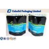 PET / PE Plastic Stand Up Pouch Customized Printing With Europe  Handle