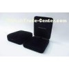 Square Black Car Flocking Gift Box Corporate Promotional Gifts with Ring Hole