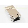 Low Profile Magnetic RJ45 Connector , Right Angle Switch Rj45 Jack 1 x 1 Port