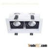 Double spots ceiling light LED downlight recessed LED ceiling light COB LED ceiling LED retail light