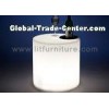 Breaking-proof PE / polyethylene Round Bar Stools / LED Cube Chair