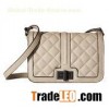 Quilt pu handbag,turm-lock closure,single crossbody strap