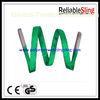 Low elongation 2T Double Ply Flat polyester woven webbing sling for Steel pipe