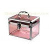 Household Lady Plastic Cosmetic Box Makeup Organizer Vanity Pink Storage Boxes
