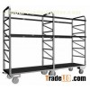 Customized Metal Wire Shelving With Trolleys Deck Plywood Plate For Material Distribution
