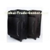 Nylon fabric wheeled EVA trolley case large suitcase set with soft pront pocker for laptop computer