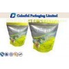 Environmentalc food packaging pvc biodegradable stand up pouch With Window