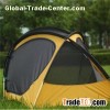 Couple Rain Proof Two Layer Two Doors Insect-proofing Manual Open Polyester Fabric Camping Tent