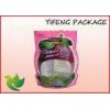 PE Plastic Stand Up Pouch With Zipper For Dry Fruit nuts vagetable