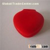Red Heart Shape Jewelry Ring Box