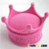 Crown Shape Velvet Jewelry Box