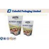 Matte Black Printing Plastic Stand up Pouch for coffee , tea , dry food