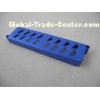 Dark blue alu 6061-T6 Aluminum Enclosure CNC Turning Parts oxidation Surface