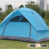 3-4 People Aluminum Pole Water Proof Two Layer Manual Open Light Family Tent